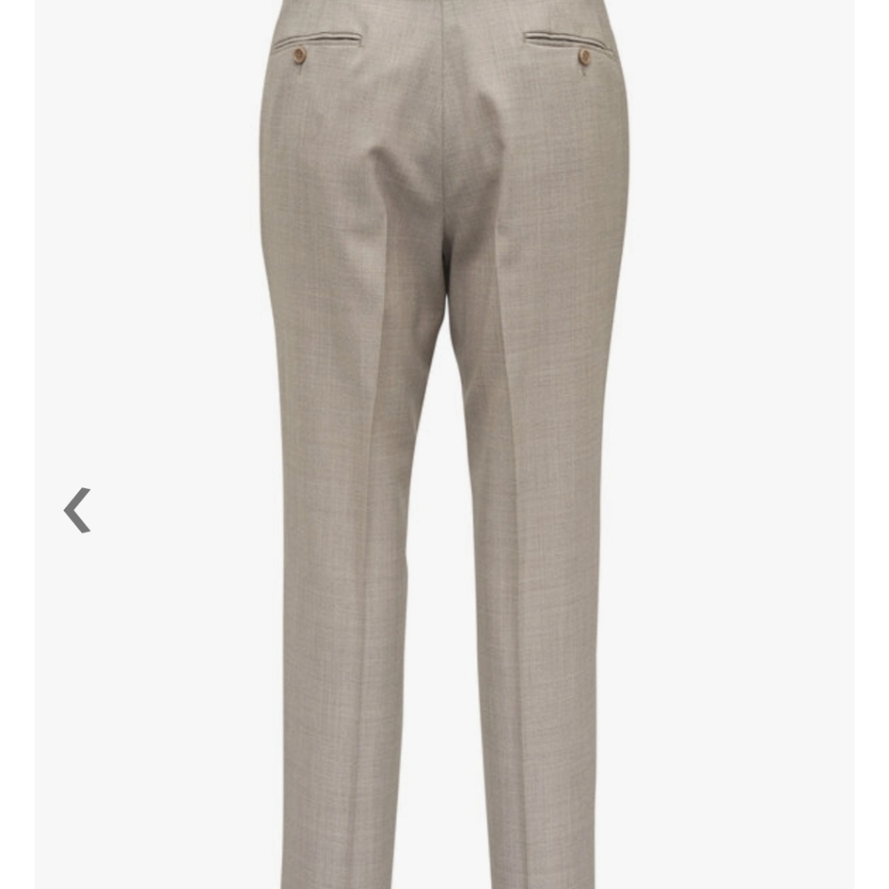 EUC Canali Size 36 Tan Wool Pants Pantalone!